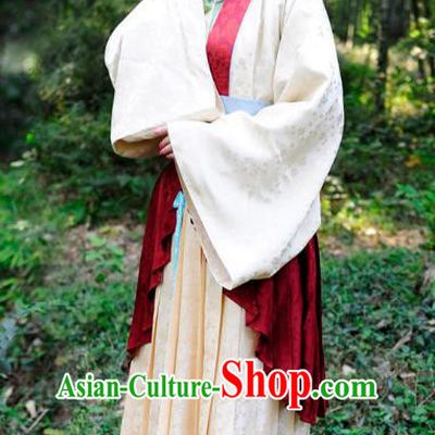 Chinese Ancient Ming Dynasty Courtesan Kou Baimen Historical Costume for Women