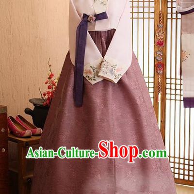 Korean Traditional Hanbok Bride Dress Ancient Formal Occasions Fashion Apparel Costumes for Women