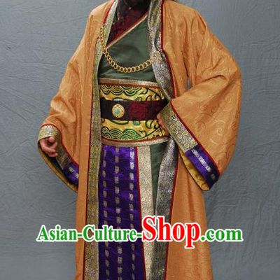 Ancient Chinese Ming Dynasty Royal Highness Ning Zhu Chenhao Embroidered Costume for Men