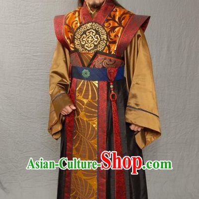 Ancient Chinese Ming Dynasty National Academy Prime Minister Embroidered Costume for Men