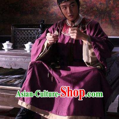 Chinese Ancient Song Dynasty Marquess Changle Replica Costume for Men