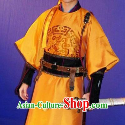 Chinese Ancient Song Dynasty Swordsman Imperial Bodyguard Zhan Zhao Replica Costume for Men