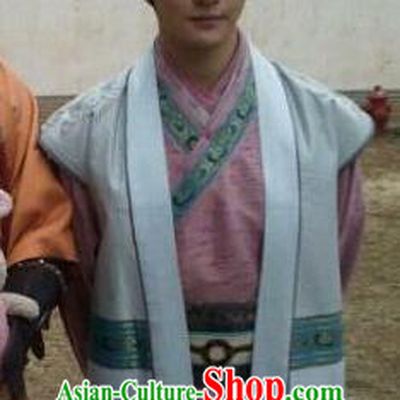 Chinese Ancient Song Dynasty Heartbreaker Scholar Chen Shimei Replica Costume for Men