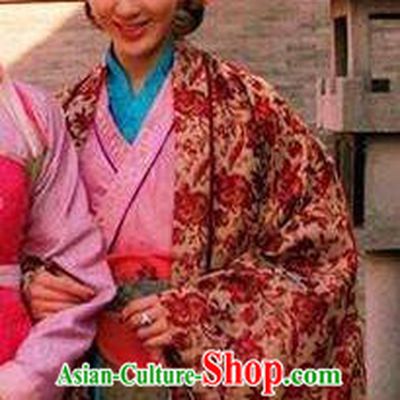 Chinese Ancient Song Dynasty Imperial Consort Pang of Zhao Zhen Mullet Dress Replica Costume for Women