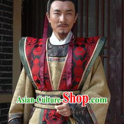 Chinese Ancient Song Dynasty Big Traitor Qin Hui Replica Costume for Men