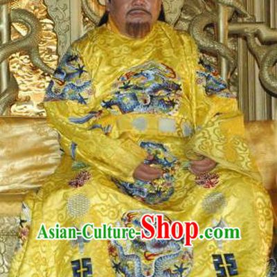 Chinese Ancient Ming Dynasty Imperial Robe Emperor Replica Costume for Men