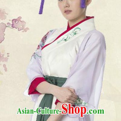 Ancient Chinese Ming Dynasty Palace Princess Embroidered Dress Replica Costume for Women