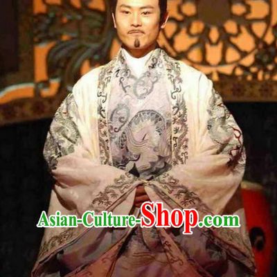 Ancient Chinese Song Dynasty Emperor Zhao Guangyi Replica Costume for Men