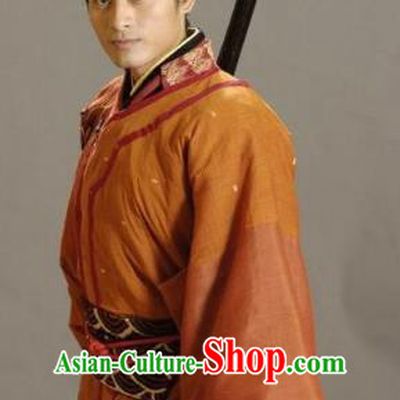 Ancient Chinese Song Dynasty Young General Yang Yande Replica Costume for Men