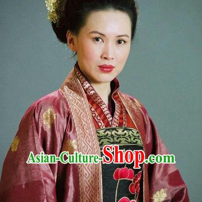 Ancient Chinese Song Dynasty General She Saihua Swordswoman Replica Costume for Women