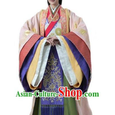 Ancient Chinese Song Dynasty Palace Princess Embroidered Dress Replica Costume for Women