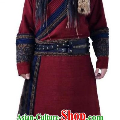 Ancient Chinese Song Dynasty Jin Minority Prince Swordsman Wanyan Zeli Replica Costume for Men