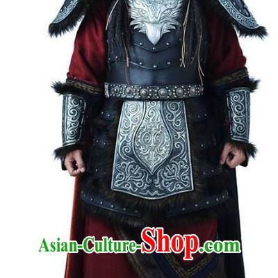 Ancient Chinese Song Dynasty Jin Minority Prince General Wanyan Zeli Replica Costume for Men