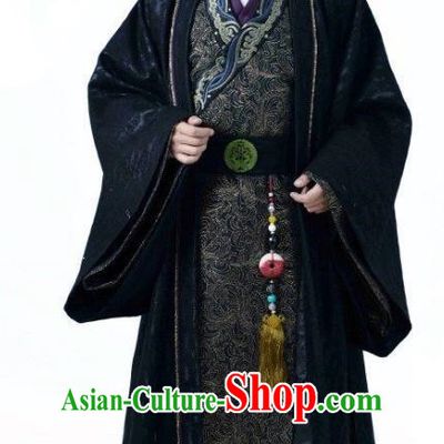 Ancient Chinese Song Dynasty Jin Minority Prince Wanyan Zeli Replica Costume for Men
