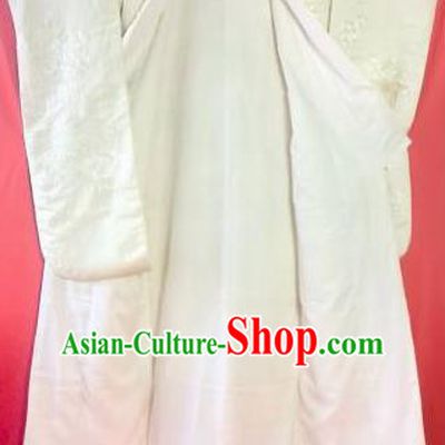 Japan Ancient Yokime Furisode Kimonos Traditional Palace Shiromuku Yukata Dress Formal Costume for Women