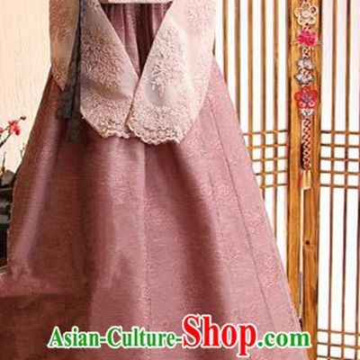 Korean Traditional Tang Garment Hanbok Formal Occasions Pink Dress Ancient Costumes for Women