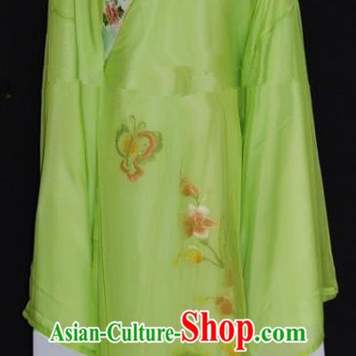 China Traditional Beijing Opera Niche Costume Gifted Scholar Green Robe Chinese Peking Opera Clothing