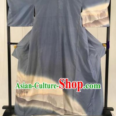 Japanese Ancient Kimono Costume Mikado Yukata Robe Traditional Wafuku Hakama Haori for Men