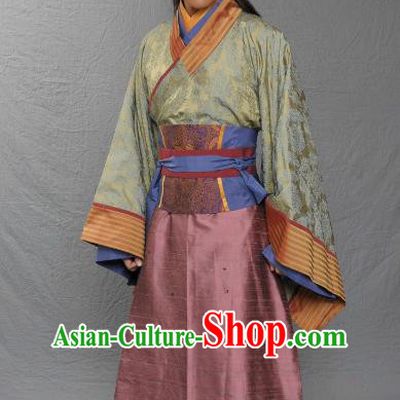 Chinese Song Dynasty Minister Dong Mingxuan Clothing Ancient Chancellor Replica Costume for Men