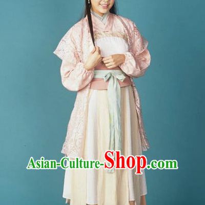 Chinese Song Dynasty Swordswoman Embroidered Dress Ancient Female Knight Replica Costume for Women