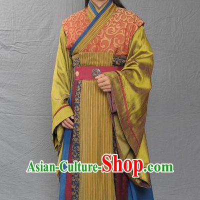 Chinese Song Dynasty Emperor Zhao Guicheng Clothing Ancient Majesty Replica Costume for Men