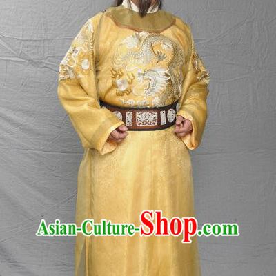 Chinese Song Dynasty Emperor Zhao Kuo Clothing Ancient Majesty Replica Costume for Men