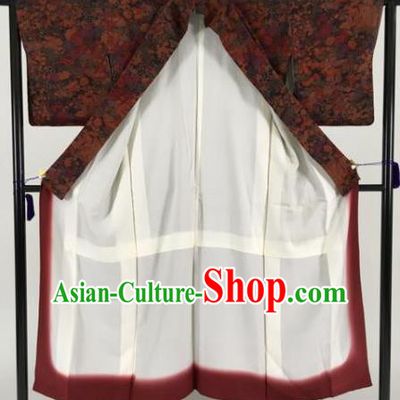 Japanese Ancient Male Kimono Costume Traditional Wafuku Hakama Yukata Robe for Men