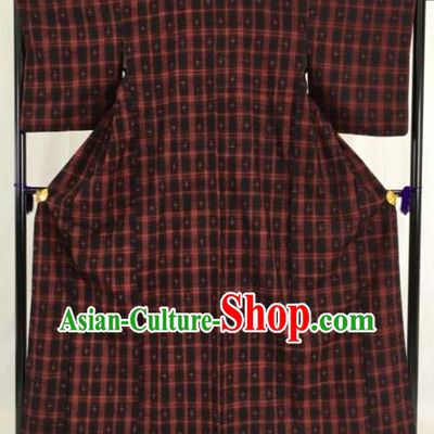 Japanese Traditional Kimono Ancient Yukata Robe Wafuku Hakama Haori Clothing for Men