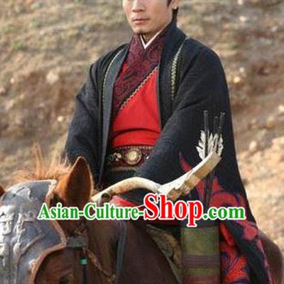 Chinese Ancient Song Dynasty First Emperor Zhao Kuangyin Historical Costume for Men
