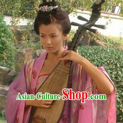 Chinese Ancient Imperial Consort Lady Huarui Embroidered Replica Costume for Women