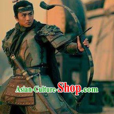 Chinese Ancient Novel Water Margin Character Costume Song Dynasty Mount Liang Hero Hua Rong Replica Costume