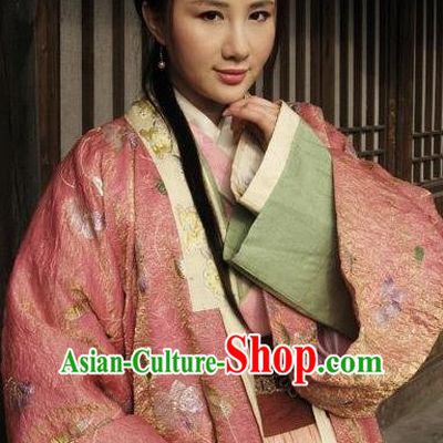 Chinese Ancient Costume Song Dynasty Novel Water Margin Character Pan Jinlian Replica Costume for Women