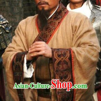 Chinese Ancient Novel Water Margin Character Song Jiang Costume Song Dynasty Mount Liang Castellan Replica Costume