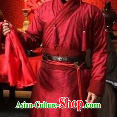 Ancient Chinese Song Dynasty General Yueh Fei Wedding Replica Costume for Men
