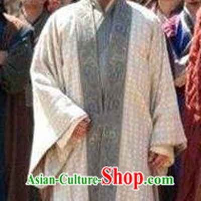 Chinese Ancient Novel Water Margin Character Costume Song Dynasty Mount Liang Military Counsellor Wu Yong Replica Costume