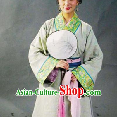 Chinese Ancient Novel Water Margin Character Yan Poxi Replica Costume for Women