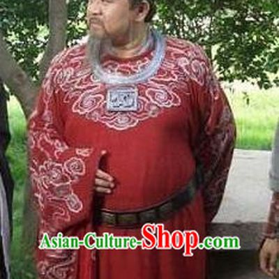 Chinese Ancient Song Dynasty Prime Minister Kou Zhun Replica Costume for Men