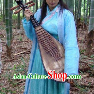 Chinese Ancient Song Dynasty Geisha Embroidered Replica Costume for Women