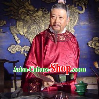 Chinese Ancient Song Dynasty Politician Litterateur Wang An-shi Replica Costume for Men