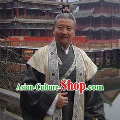 Chinese Ancient Song Dynasty Litterateur Politician Wang An-shi Replica Costume for Men