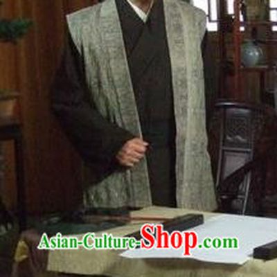 Chinese Ancient Song Dynasty Litterateur Politician Wang An-shi Replica Costume for Men