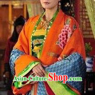 Chinese Ancient Southern Song Dynasty Imperial Consort Embroidered Replica Costume for Women