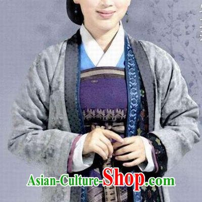 Chinese Ancient Southern Song Dynasty Female Weaver Replica Costume for Women