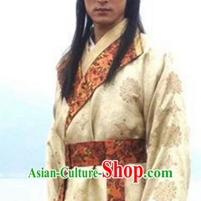 Chinese Ancient Song Dynasty Crown Prince Replica Costume for Men