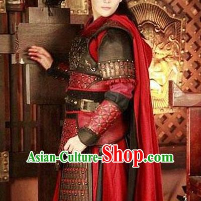 Chinese Ancient Southern Song Dynasty Female General Liang Hongyu Replica Costume for Women