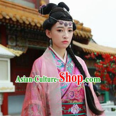 Chinese Ancient Ming Dynasty Yingzong Zhu Qizhen Imperial Consort Zhuang Embroidered Replica Costume for Women