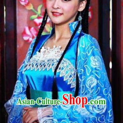 Chinese Ancient Ming Dynasty Imperial Guards Embroidered Replica Costume for Women