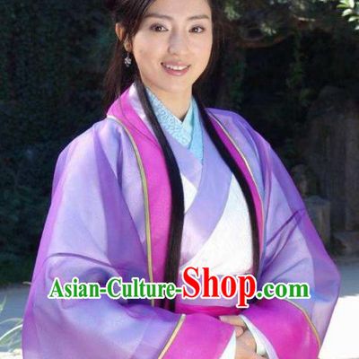 Chinese Ancient Song Dynasty Su Shi Sister Embroidered Replica Costume for Women
