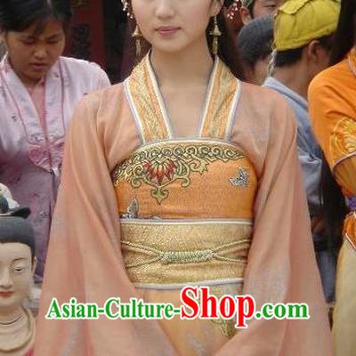 Chinese Ancient Song Dynasty Khotan Kingdom Princess Embroidered Replica Costume for Women