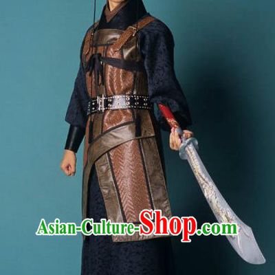 Ancient Chinese Song Dynasty Swordsman Imperial Bodyguard Replica Costume for Men